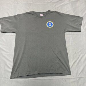 Bayside United States Air Force Gray T Shirt Short sleeve Mens Sz L Made in USA